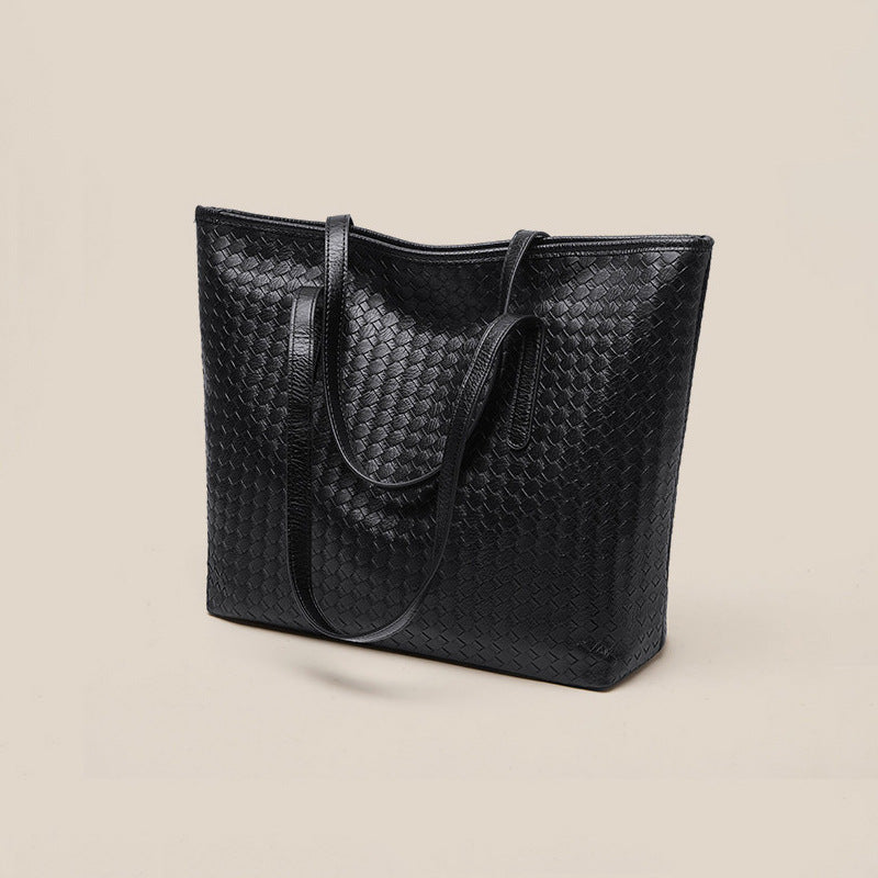 Woven Leather Tote Bag Karnz