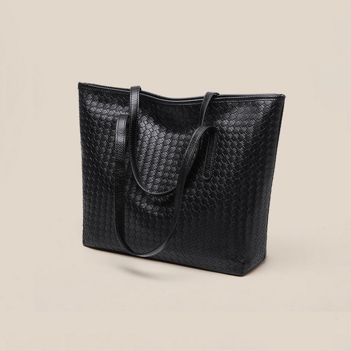 Woven Leather Tote Bag Karnz