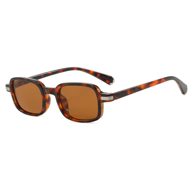 Damen modische quadratische Sonnenbrille im trendigen Schildkrötendesign Karnz