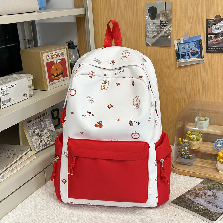 Verspielt Illustrierter Cartoon Rucksack Karnz