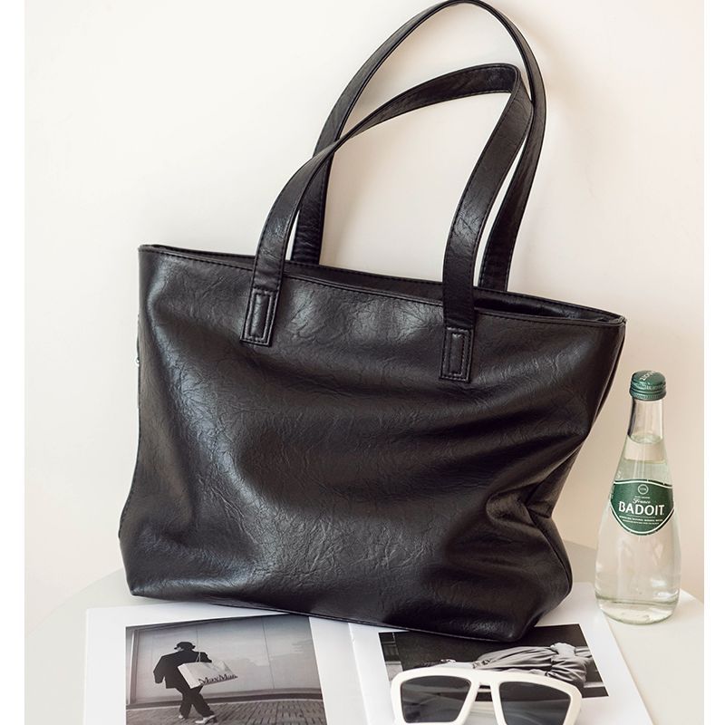 Luxuriöse Leder Tote Bag Karnz