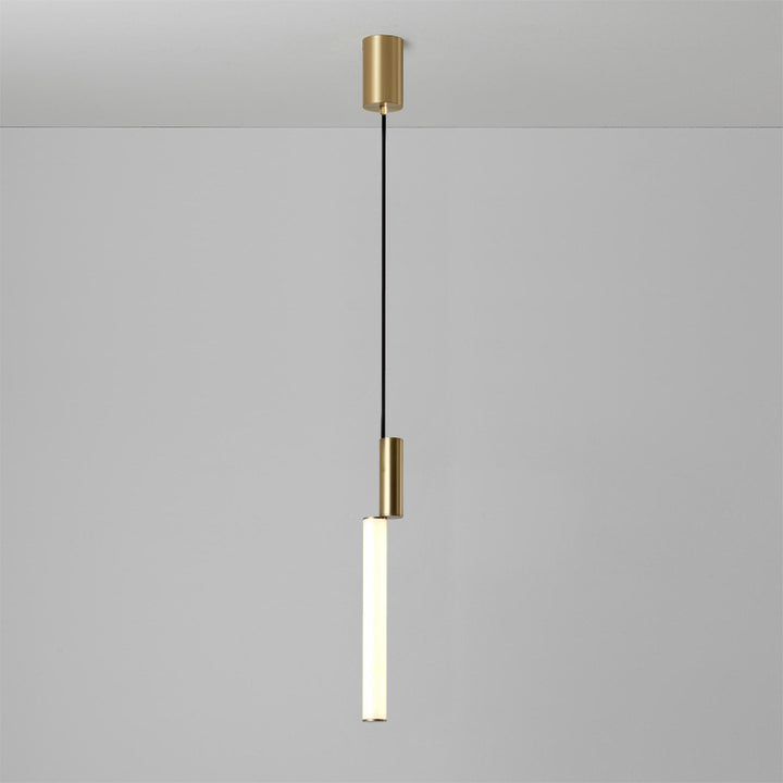 Moderner minimalistischer Pendelleuchte mit doppelten Röhren