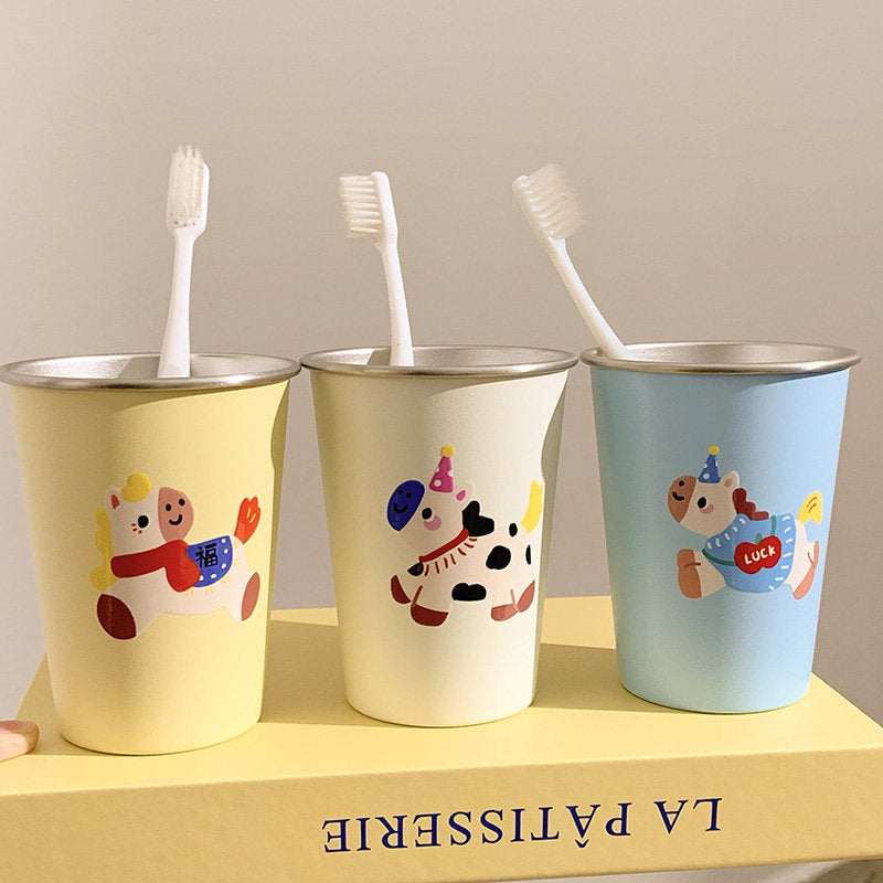 Trinkbecher mit Lustigem Kuhdesign Karnz