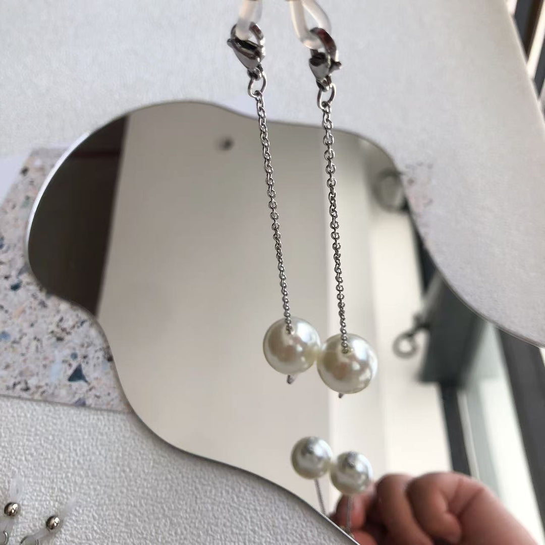 Elegante Perlen Tropfen Ohrringe Karnz