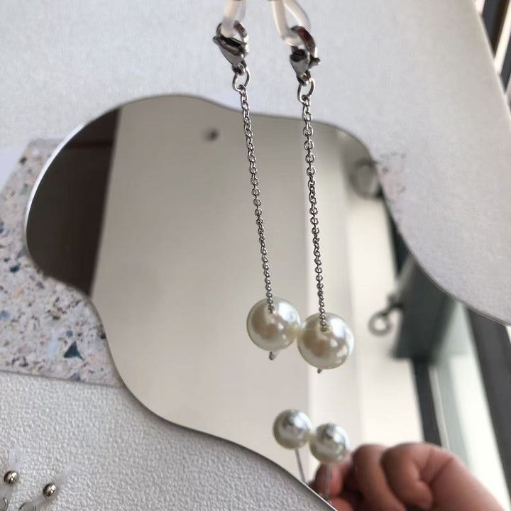 Elegante Perlen Tropfen Ohrringe Karnz