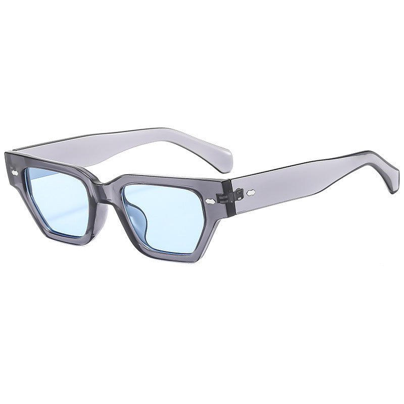 Geometrischer Rahmen Modischer Sonnenbrille Karnz