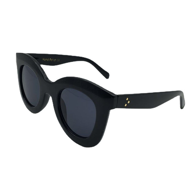Damen stylische Oversized-Sonnenbrille mit trendigem Rahmen Karnz