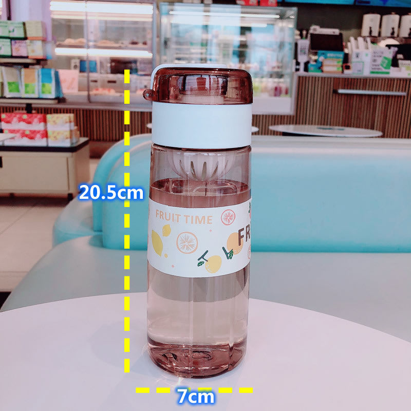 Damen Mehrweg-Infuserflasche mit fruchtigem Design Karnz