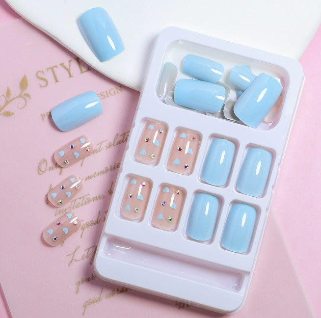 Herz-muster dekorative Acryl-Nail Art Karnz