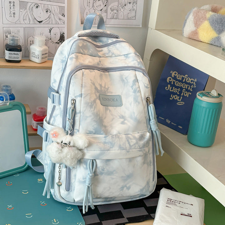 Trendige Marmor-Muster-Rucksack Karnz