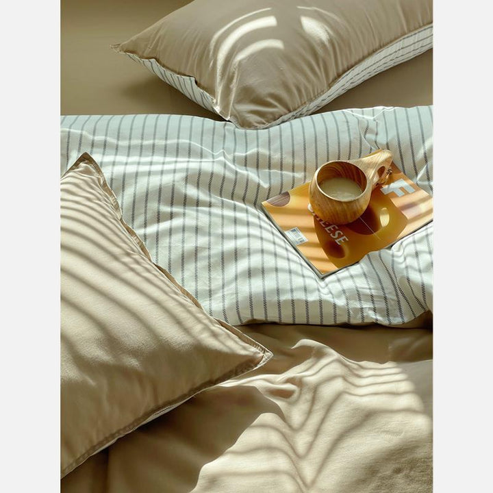 Premium Bettbezug- und Spannlaken-Set
