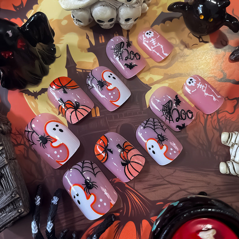 Themen Dekorative Press-On Nagelset Karnz