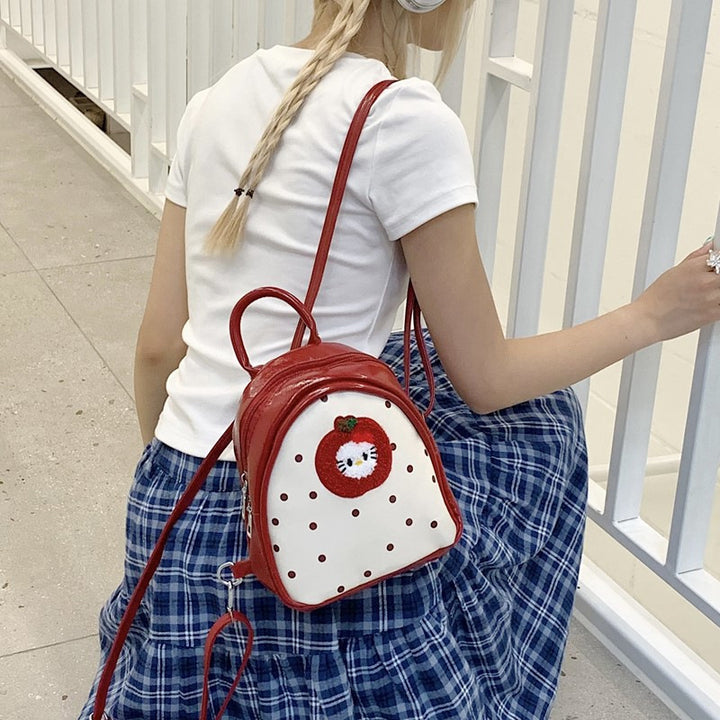 Plüsch Rucksack mit Fruchtigem Design und Verspielten Details Karnz