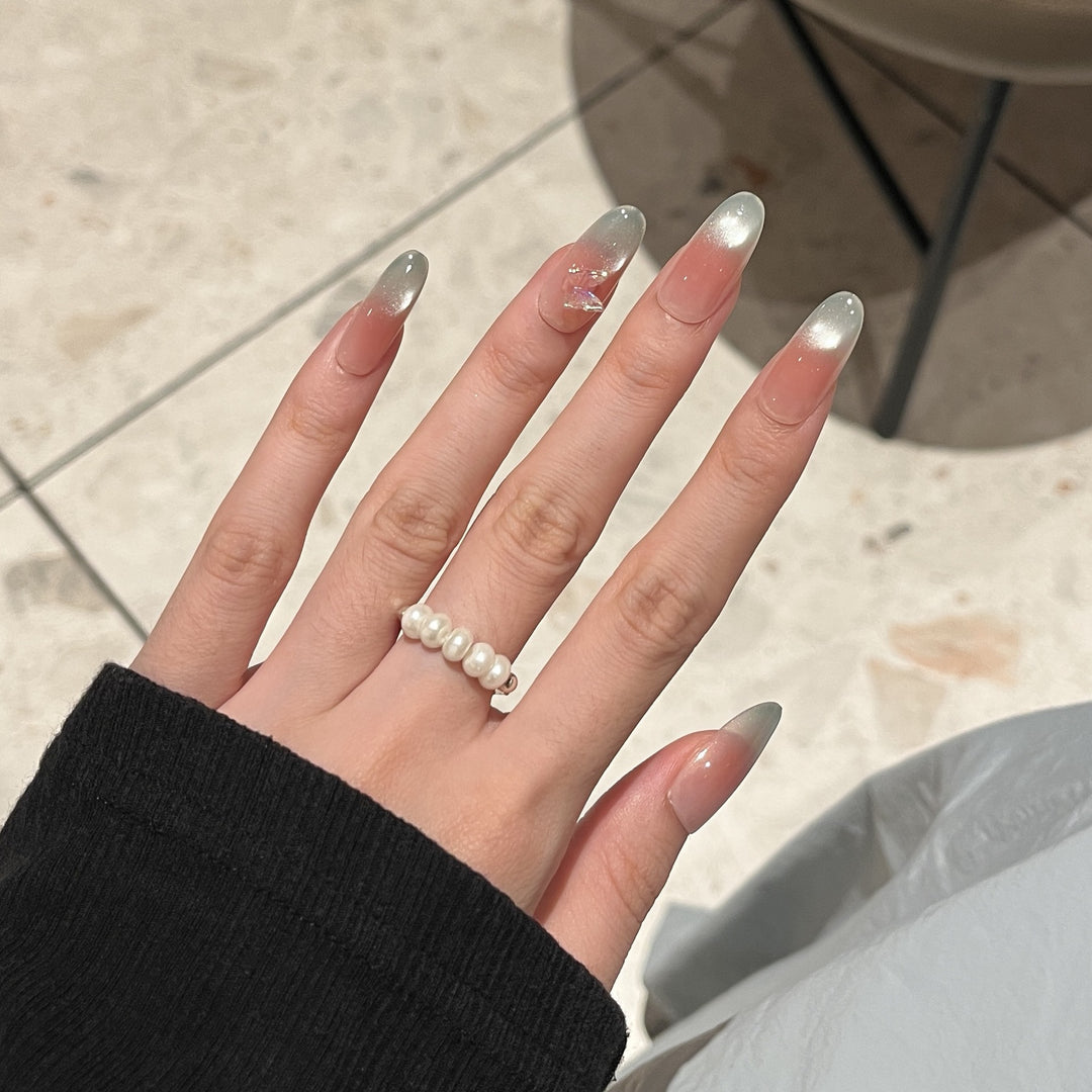 Ombre Stiletto Press-On-Nagelverlängerungen Karnz