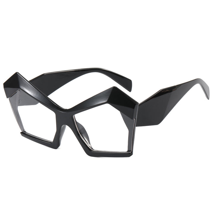 Damen geometrische Designerbrille Karnz