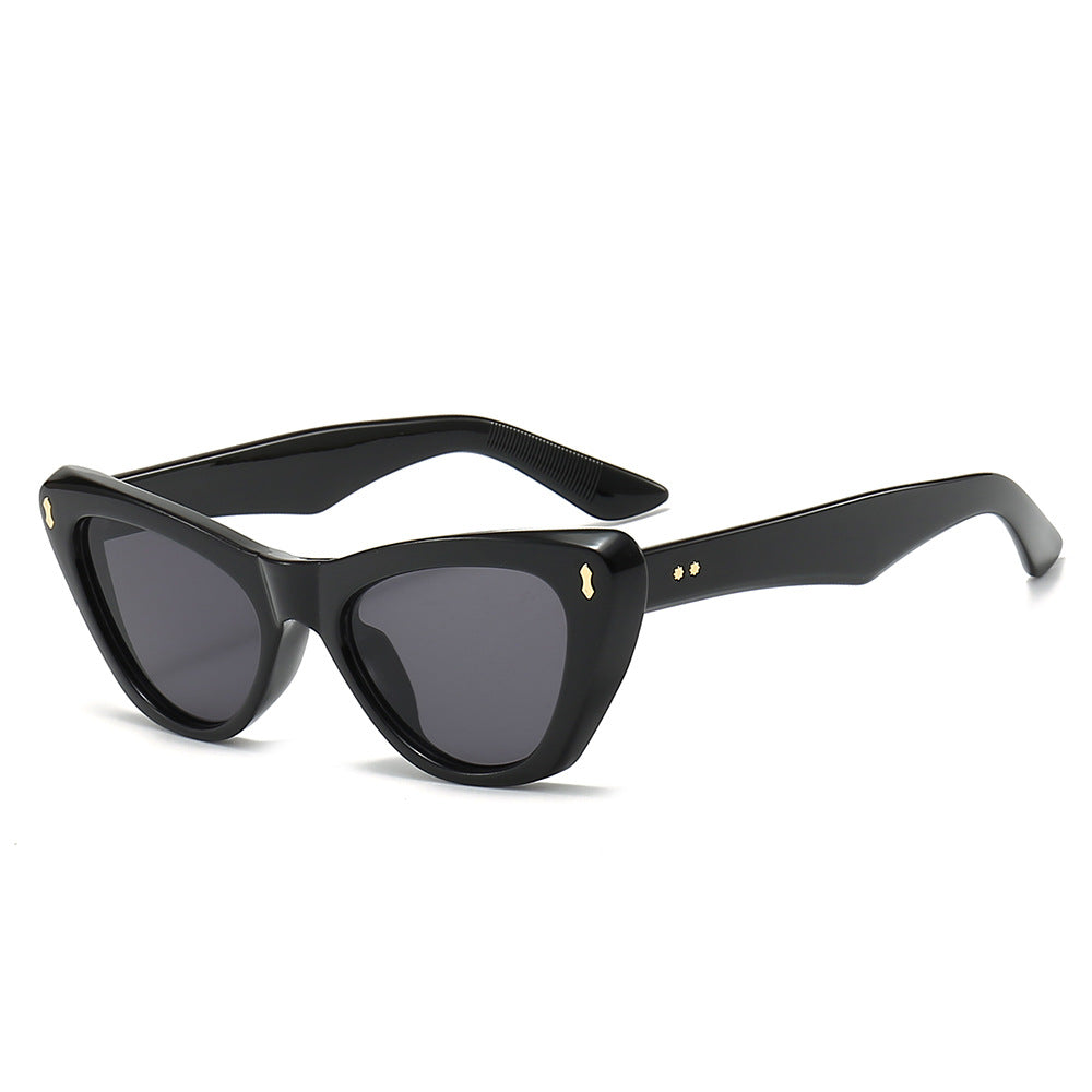 Damen Cat-Eye Sonnenbrille mit eleganten akzentuierten Rahmen Karnz