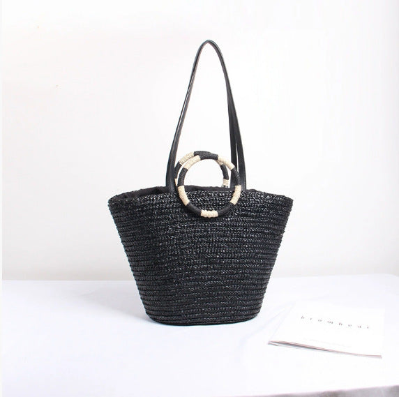 Damen Geflochtene Freizeit Tasche Karnz