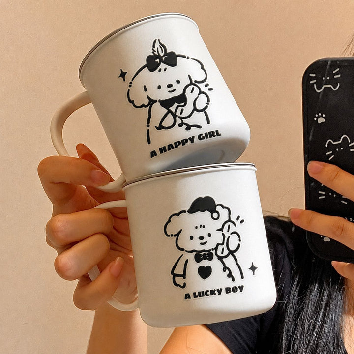 Keramiktasse mit Charmantem Cartoon-Design Karnz