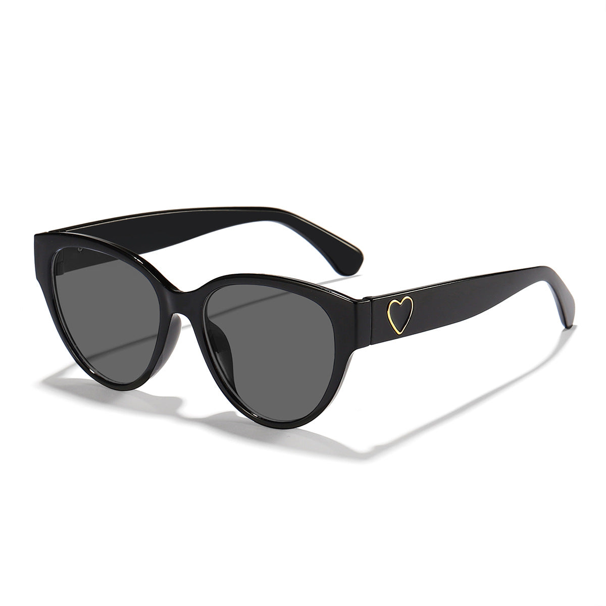 Damen Cat-Eye Sonnenbrille mit herzförmigem Detail und UV-Schutz Karnz