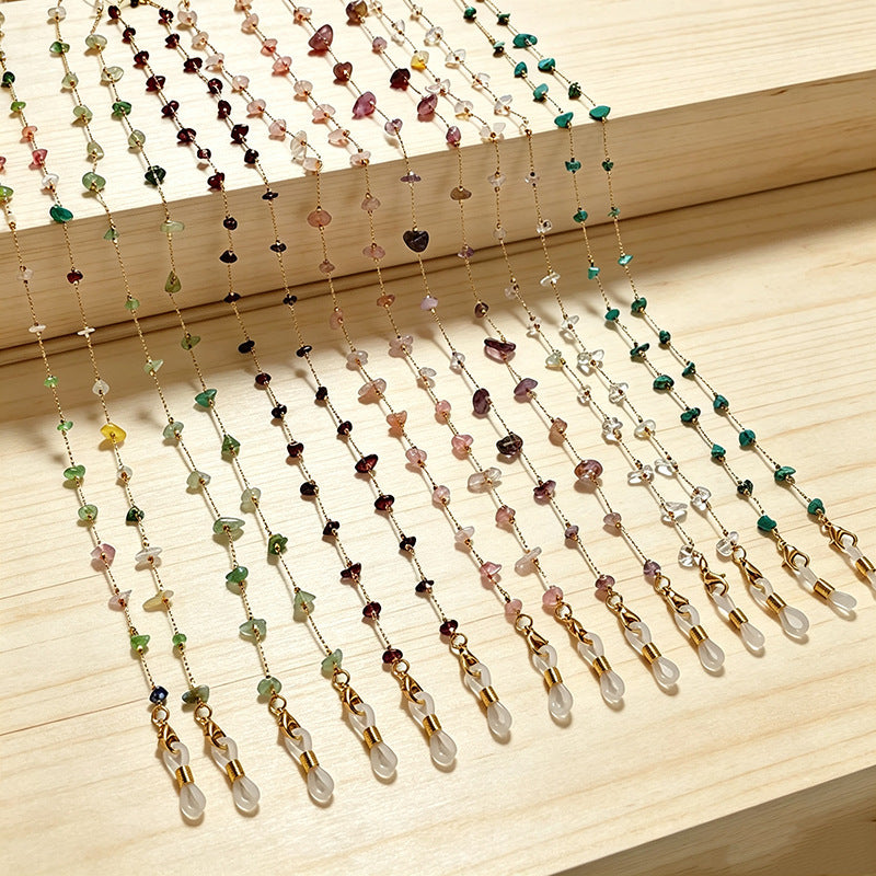 Multi-String Edelstein-Halskette Karnz