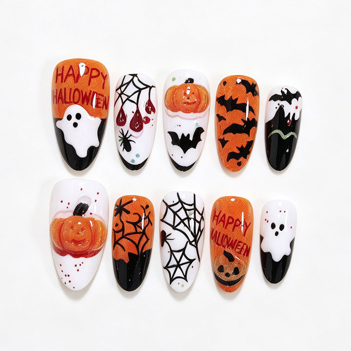 Halloween-Themen-Nagelkunst Karnz