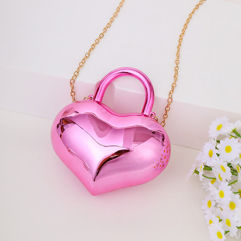 Damen Herzförmige Handtasche Karnz
