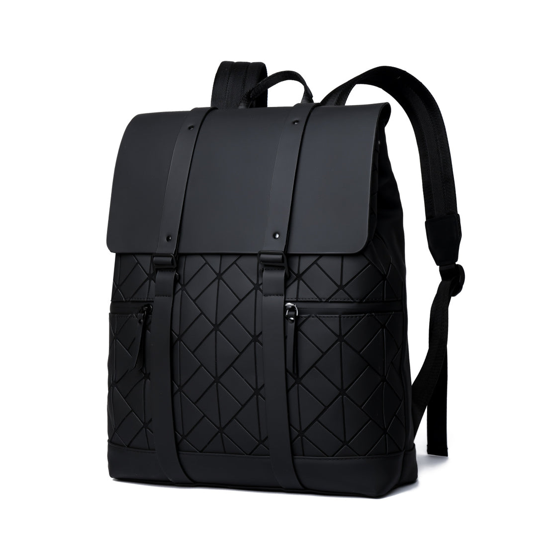 Geometrisches Muster Rolltop Rucksack Karnz