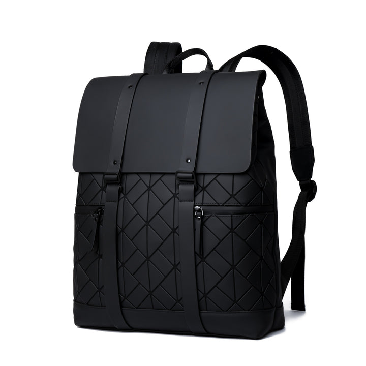 Geometrisches Muster Rolltop Rucksack Karnz