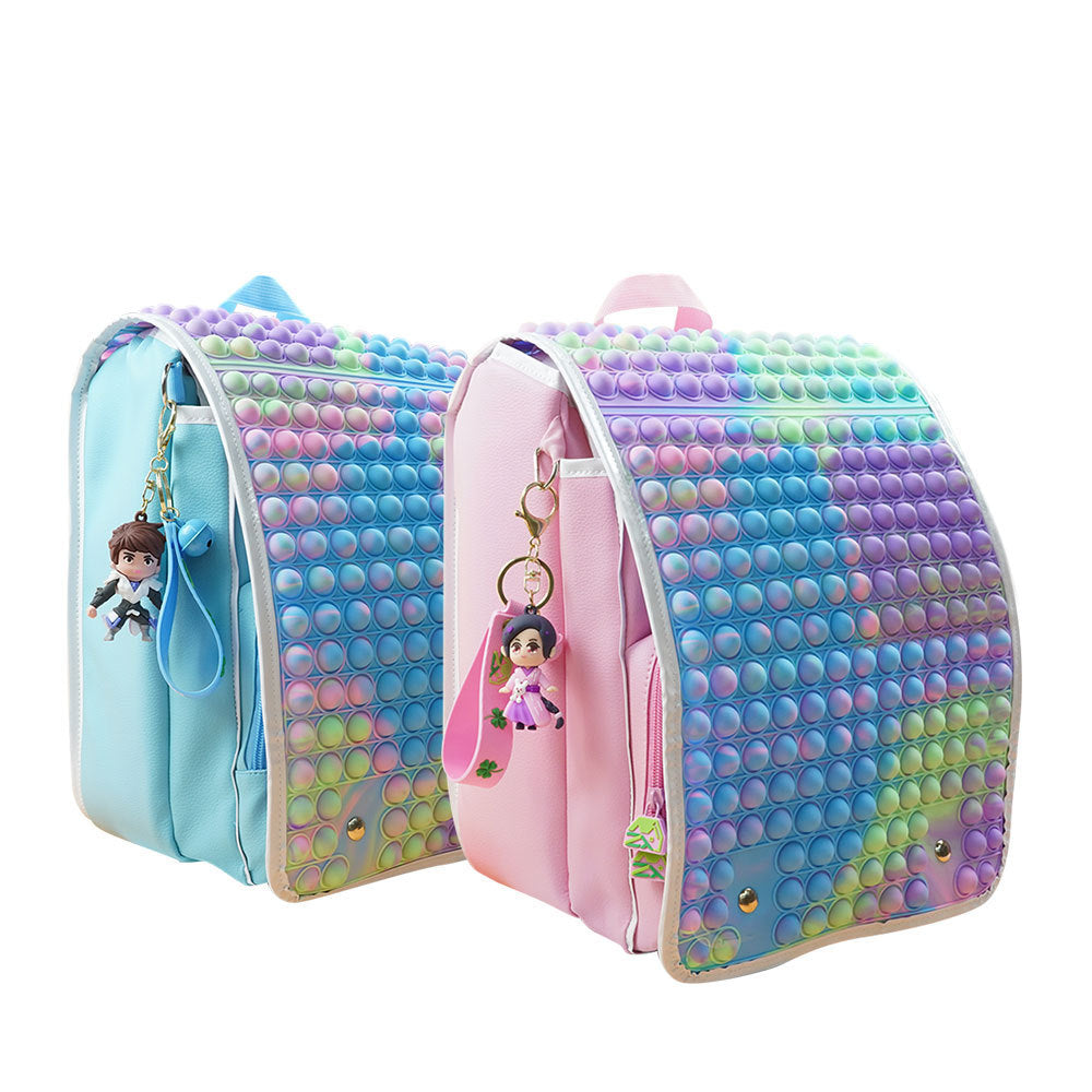 Damen Spielzeug-Rucksack mit Pop-It-Elementen Karnz