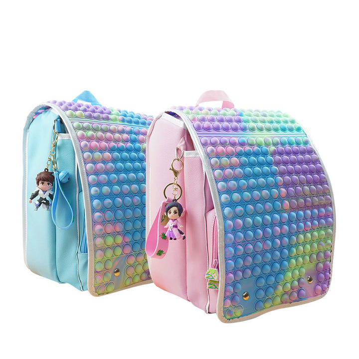 Damen Spielzeug-Rucksack mit Pop-It-Elementen Karnz