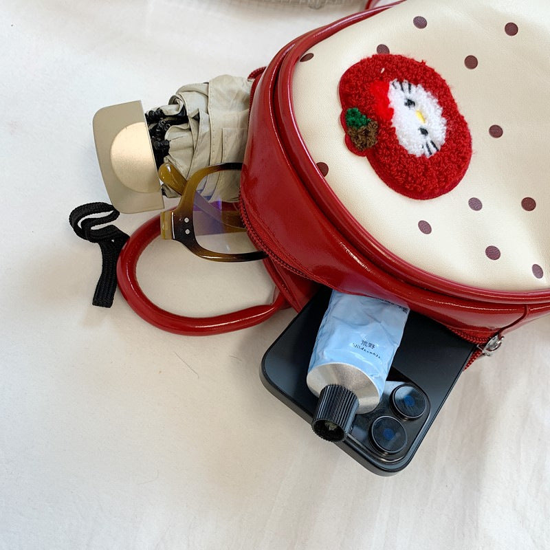 Plüsch Rucksack mit Fruchtigem Design und Verspielten Details Karnz