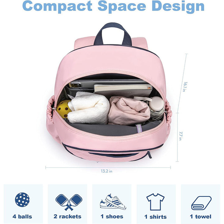 Sportlicher Rucksack mit Schuh- und Schlägerfach Karnz