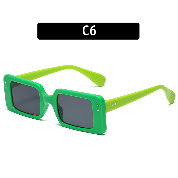 Bold Geometric Frame Sonnenbrille 1787664311