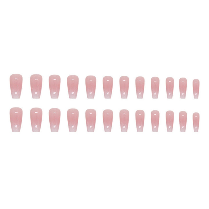 Elegante Ombre Quadrat Nagelverlängerungen Karnz