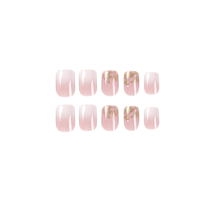 Kunstvolle Gel-Nägel mit Glitzer und Ombre-Effekt Karnz