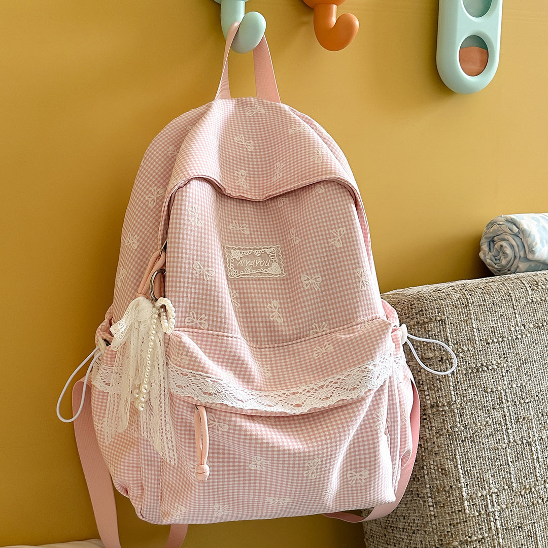 Süßer floralverzierte Rucksack Karnz