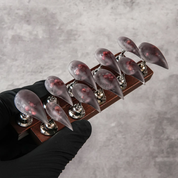 Künstlerisches Stiletto Press-On Nagelset