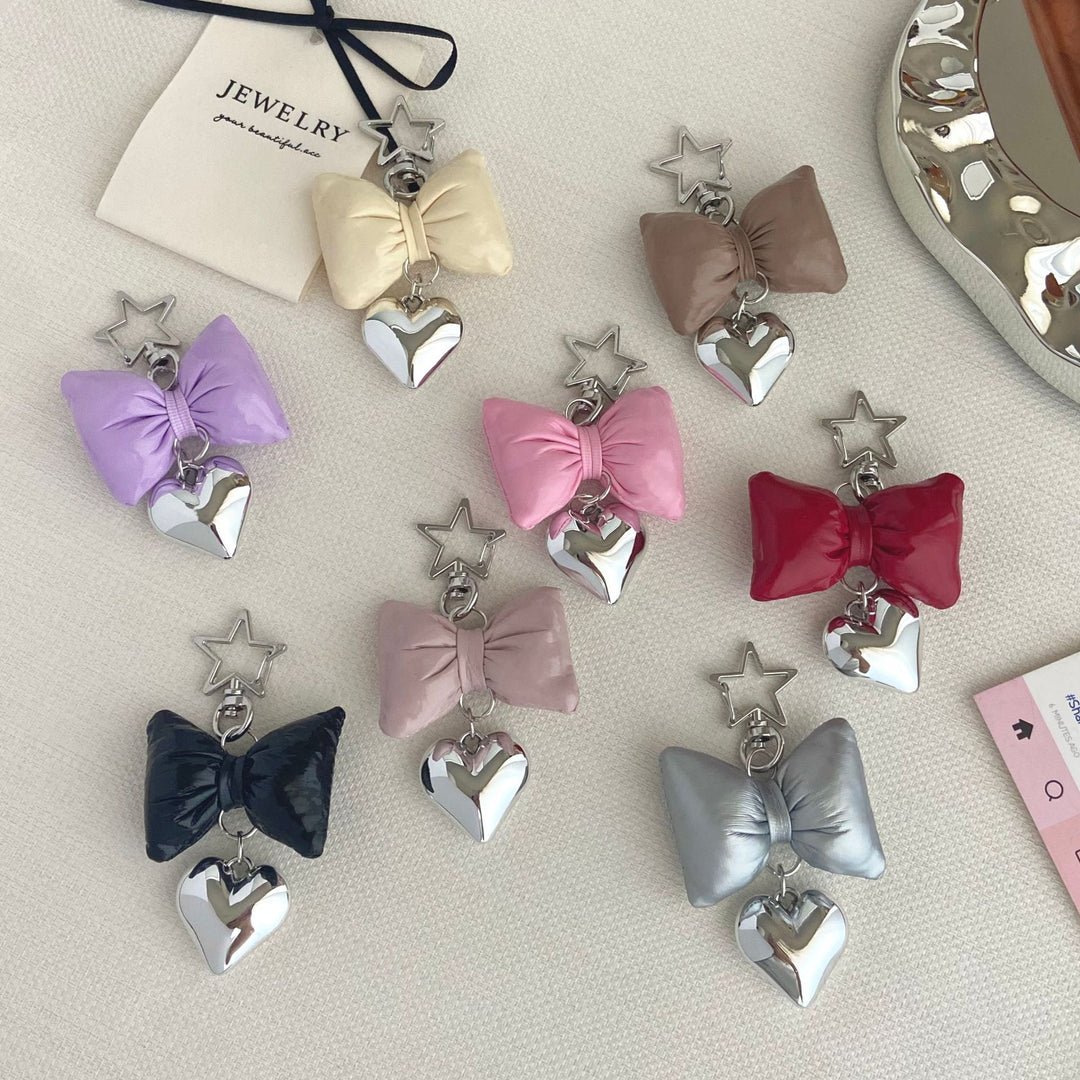 Bow-förmiger Charm Schlüsselanhänger Karnz