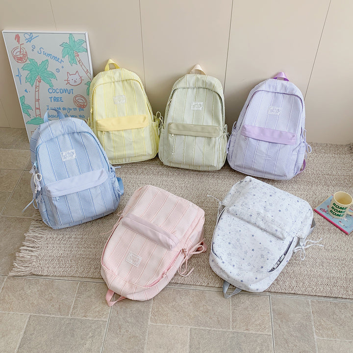 Süßes Karodesign-Rucksack Karnz