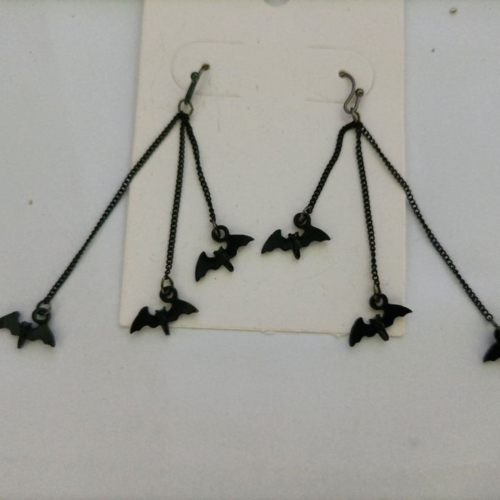 Gothic Bat Hänger Ohrringe Karnz