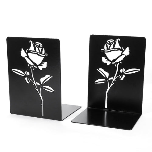 Dekorative florale Metallbuchstützen