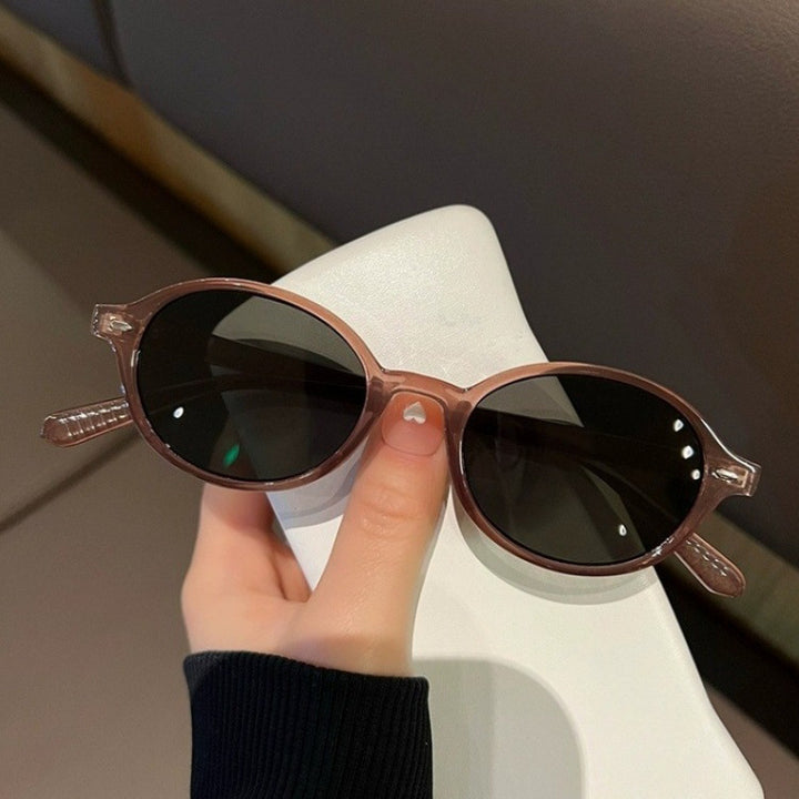 Vintage Oval Frame Sonnenbrille Karnz