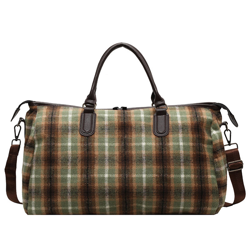 Stylische Karierte Reisetasche Karnz