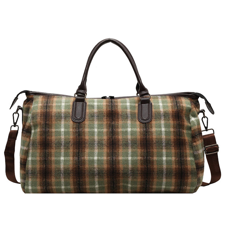 Stylische Karierte Reisetasche Karnz