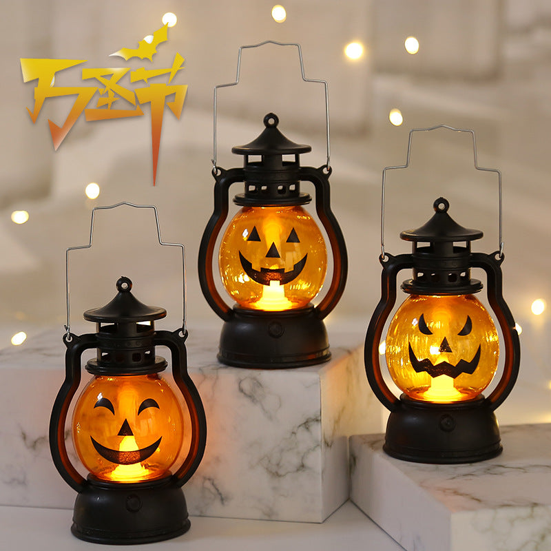 Gruselige Halloweenlaterne
