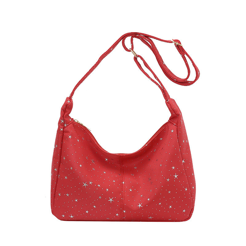 WoTrendy Celestial Print Schultertasche Karnz