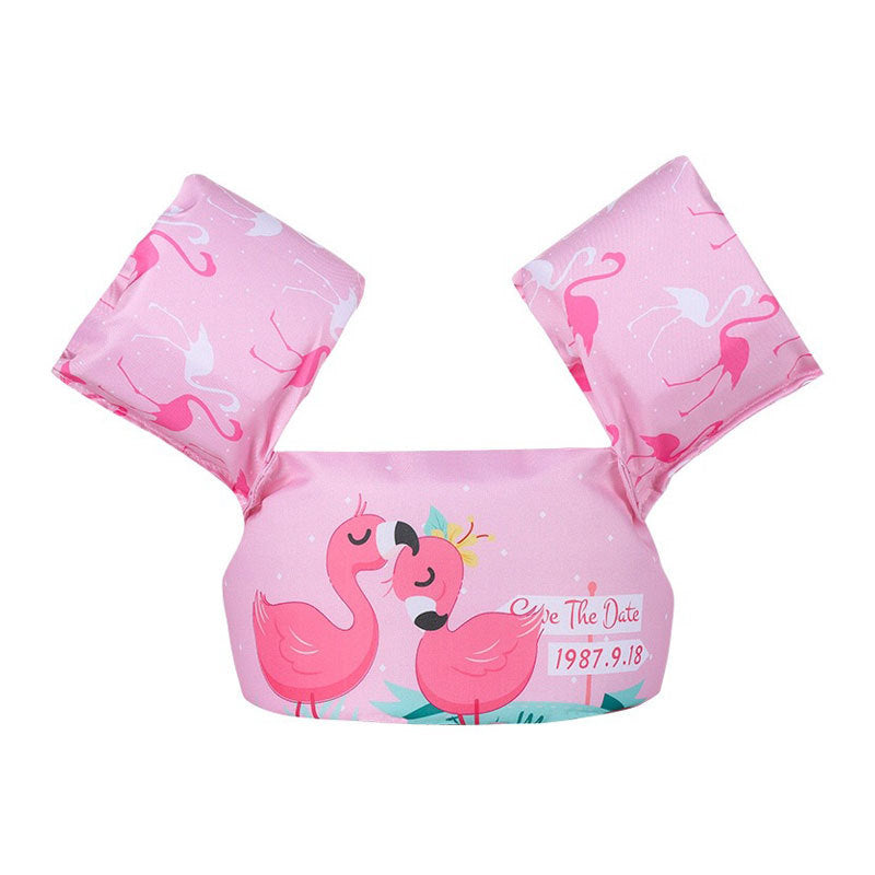 Damen Aufblasbare Schwimmhilfe mit farbigem Flamingo-Design Karnz