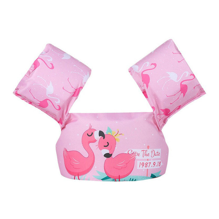 Damen Aufblasbare Schwimmhilfe mit farbigem Flamingo-Design Karnz