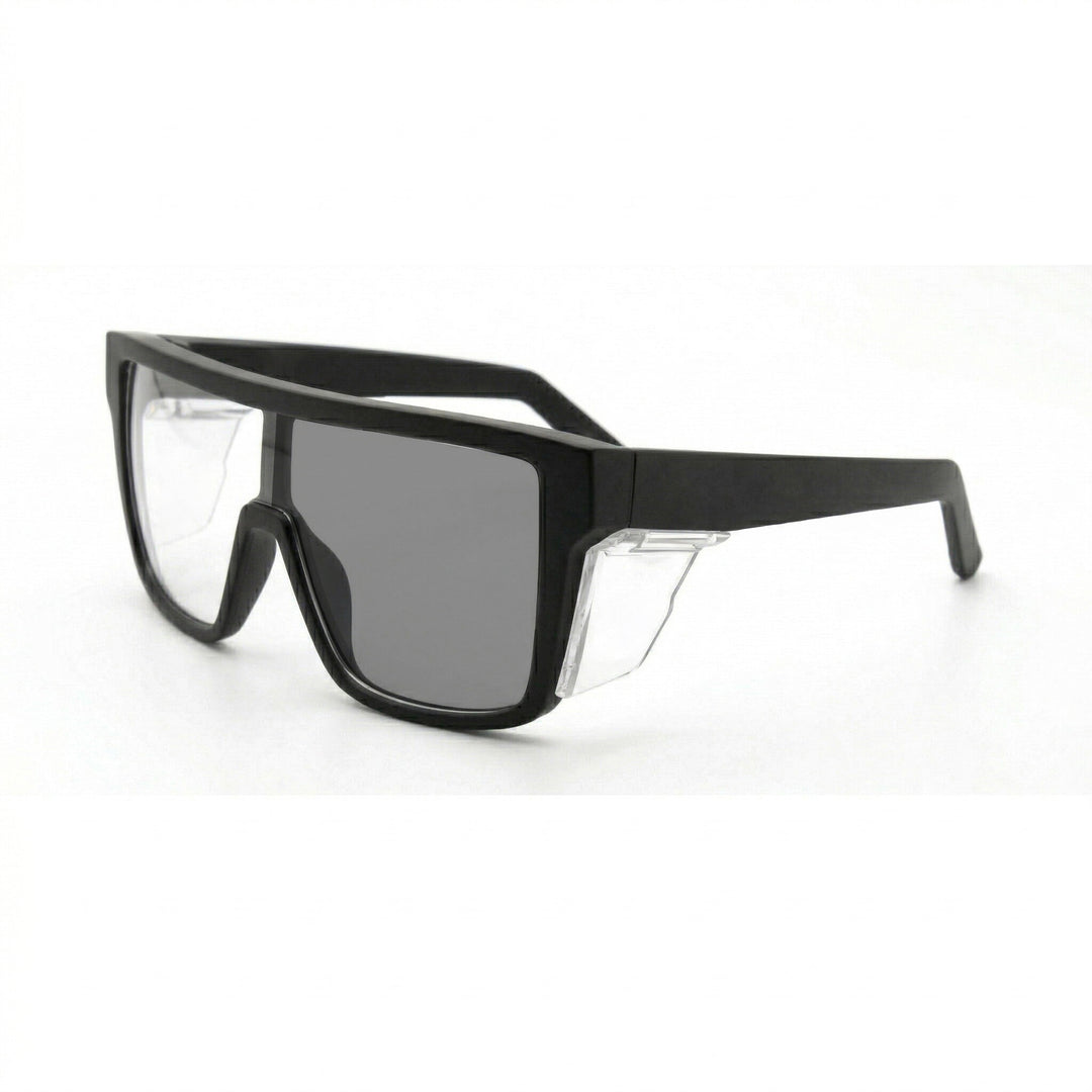 Damen Sportsonnenbrille im modernen Design mit breitem Rahmen und polarisierenden Gläsern Karnz