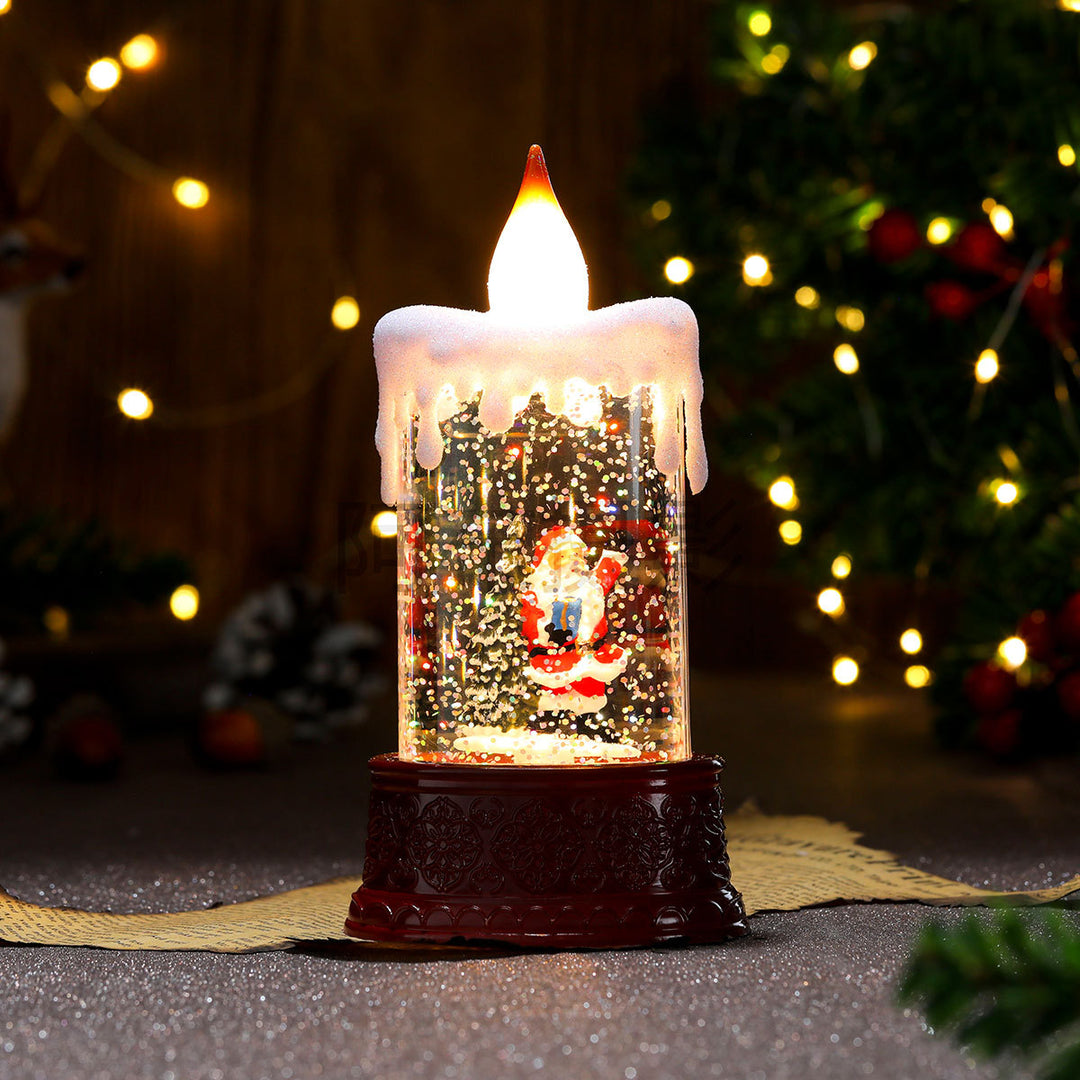 Dekorative Leuchtende Weihnachts-Telefonbox Schüssel